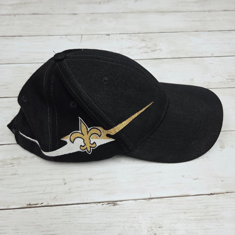 Reebok Hat Black New Orleans Saints NFL Training Camp 1998 Vintage Cap